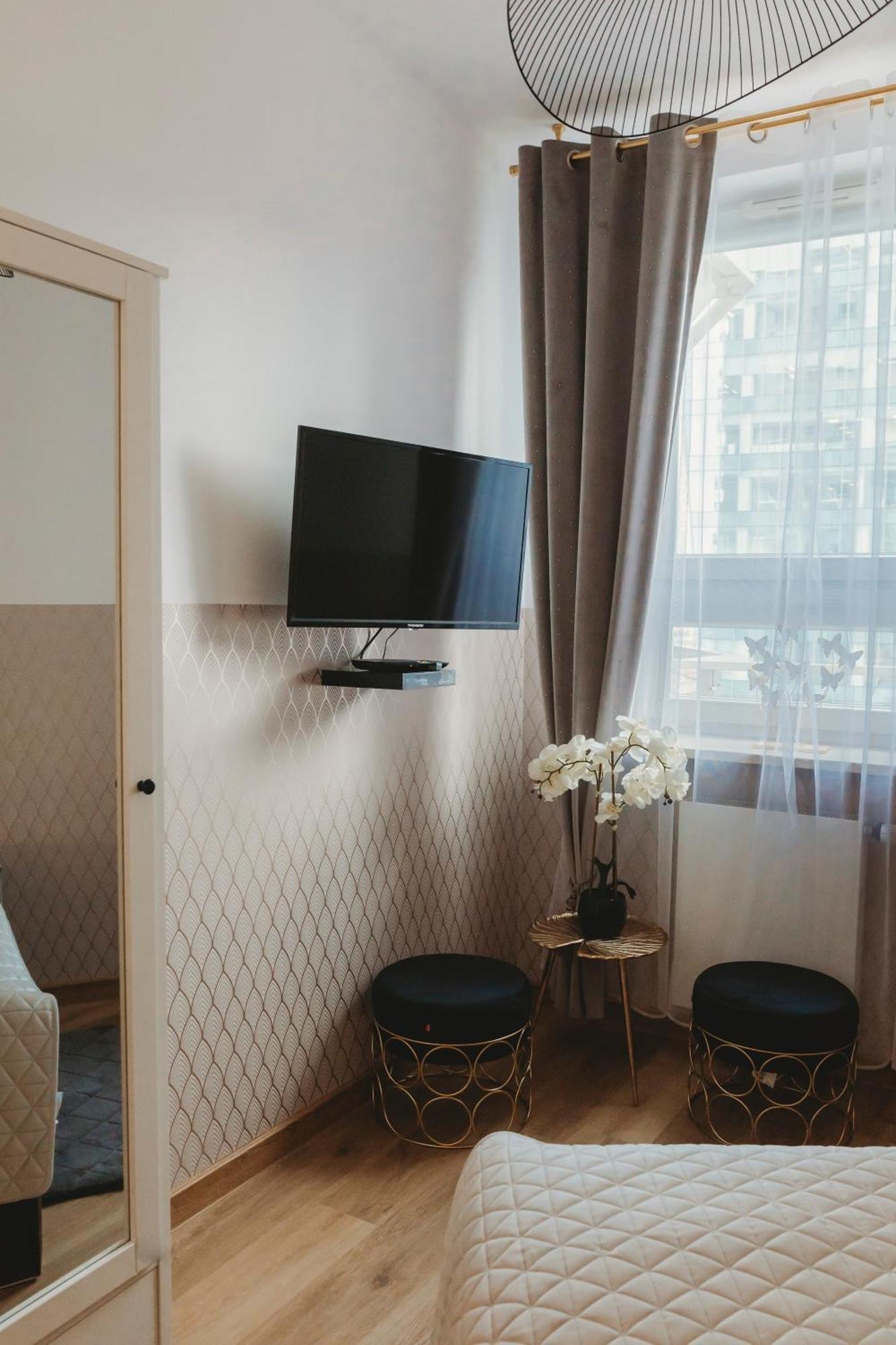 Clicktheflat Gdanski Center Prestige Apart Rooms Varsó Szoba fotó